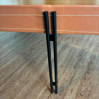 Mesa Ratona Monaco 93cm Cuero/MDF