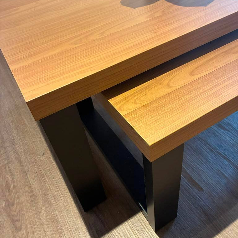 Conjunto de Mesas Ratonas Industrial 100% MDF - Linea Factory