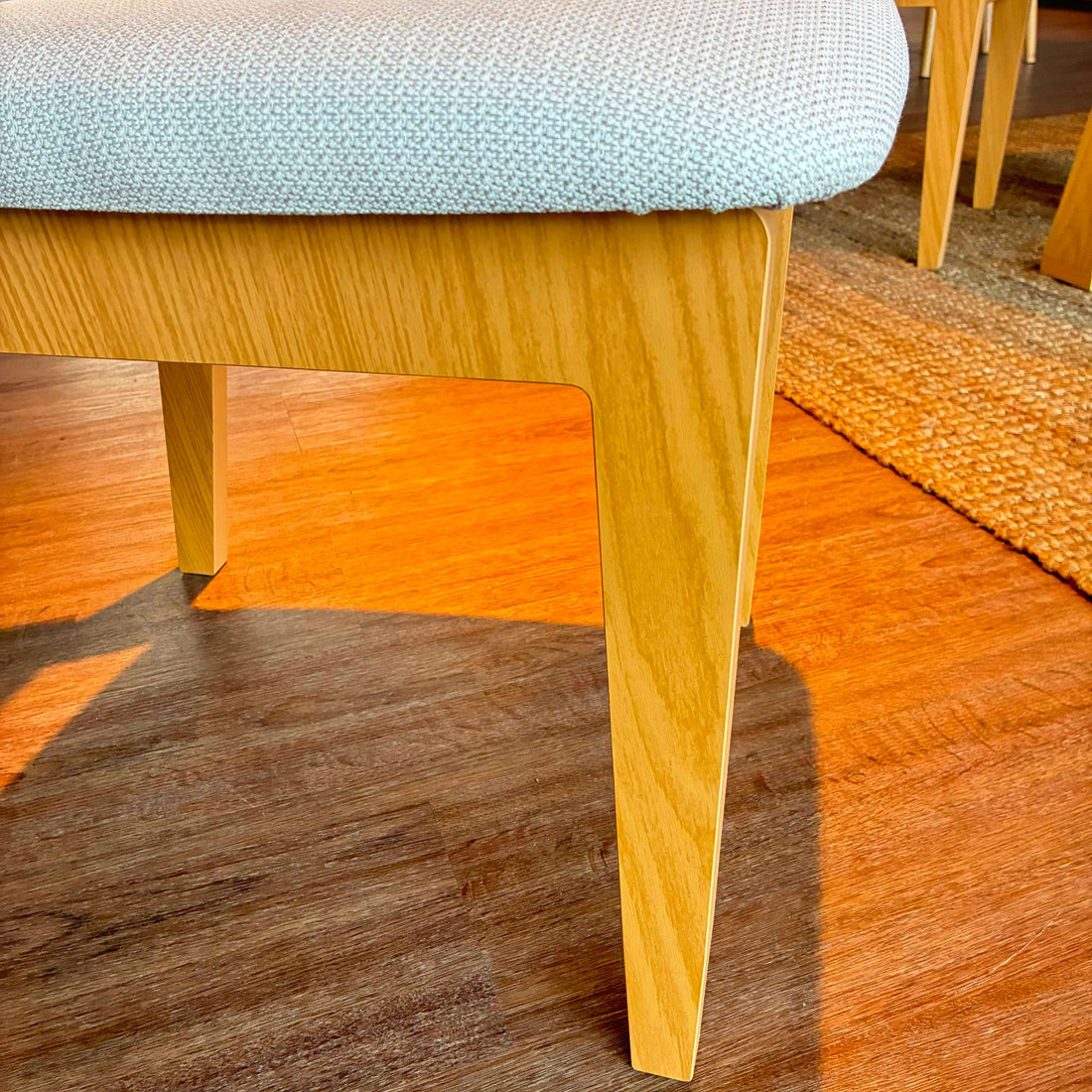 Silla de comedor Monica 100% MDF con RATAN