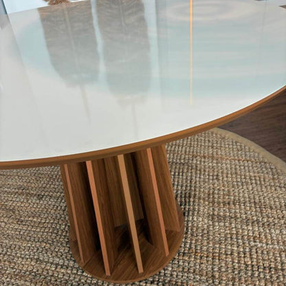 Mesa de Comedor Berlin Redonda 105CM - 100% MDF