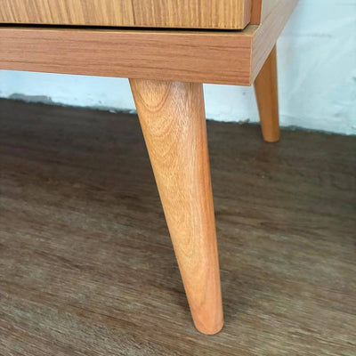 Aparador Ratan Sintetico 135CM 100% Mdf Nórdico C/ 2 Puertas y 3 Cajones (Producto armado en el showroom)