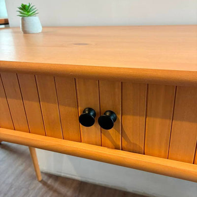 Escritorio Jani con Rolltop - Madera Maciza
