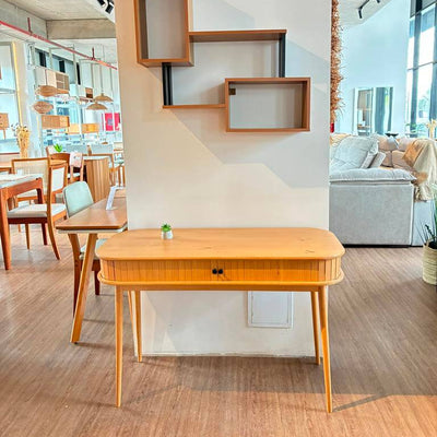 Escritorio Jani con Rolltop - Madera Maciza