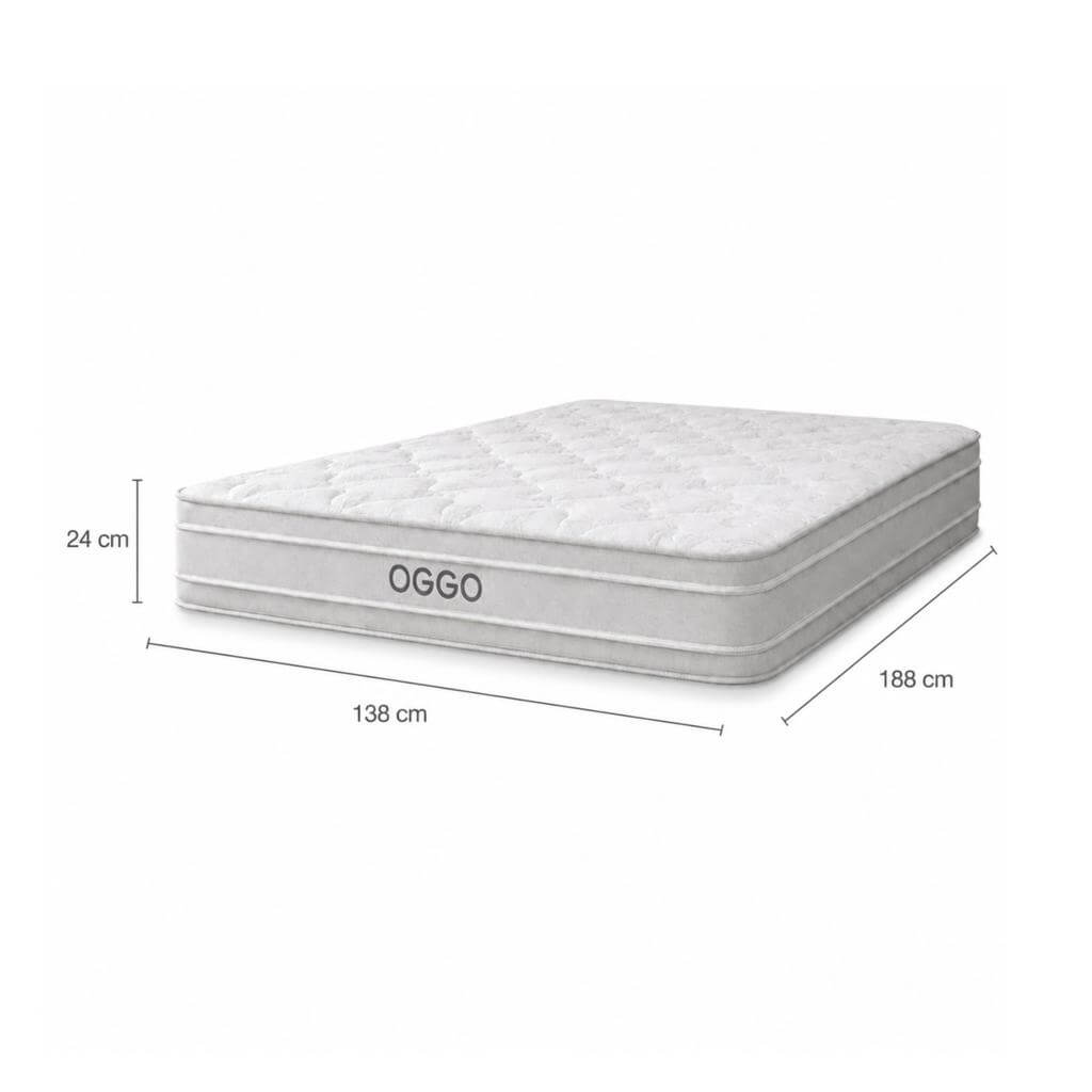Colchon Oggo Mega White - 2 plazas