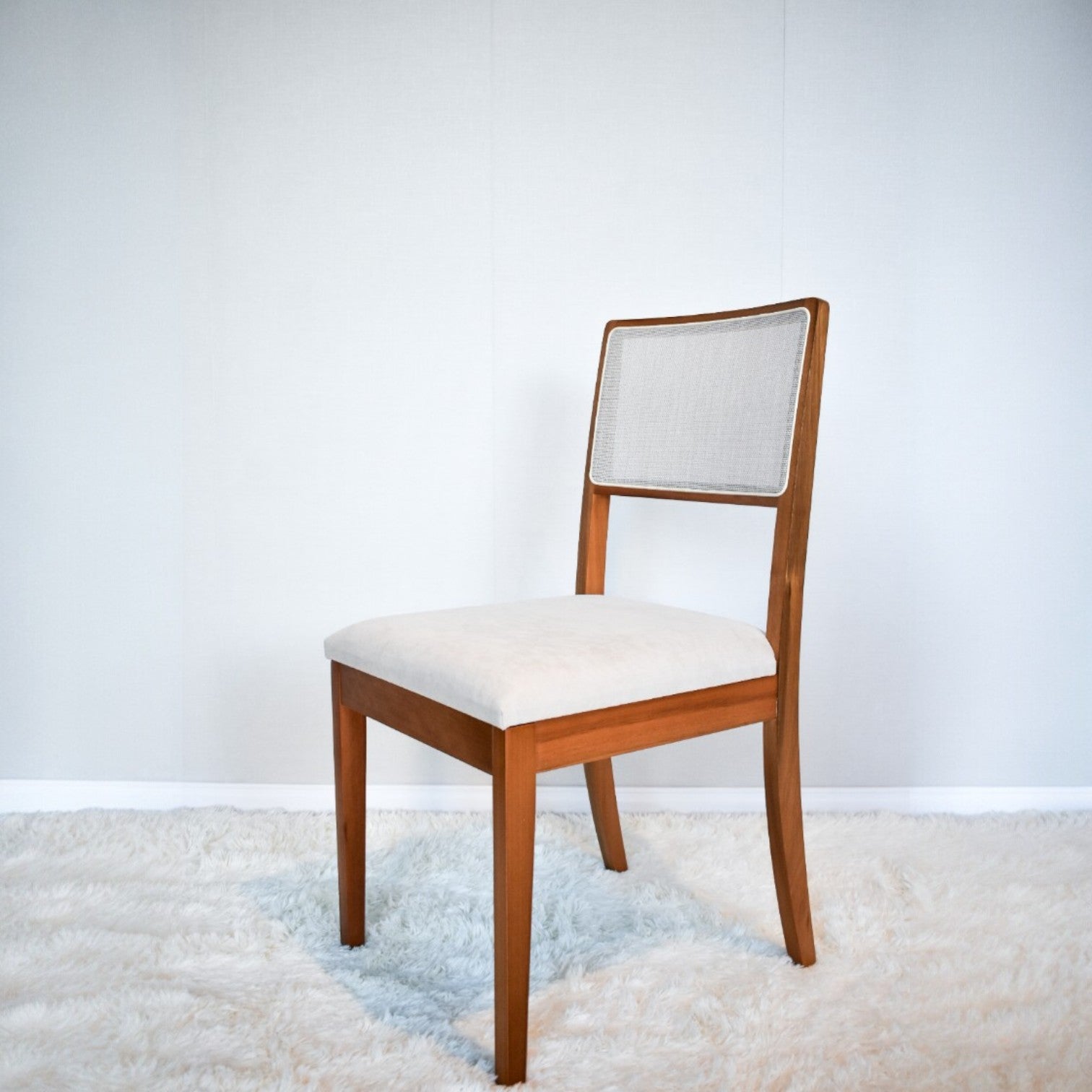 X2 Silla Lola Madera Maciza Ratan Natural