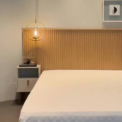 Respaldo de Cama con Listones de Madera Rafaela 240CM