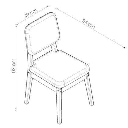 Juego de Comedor Paris 180cm - 6 Sillas