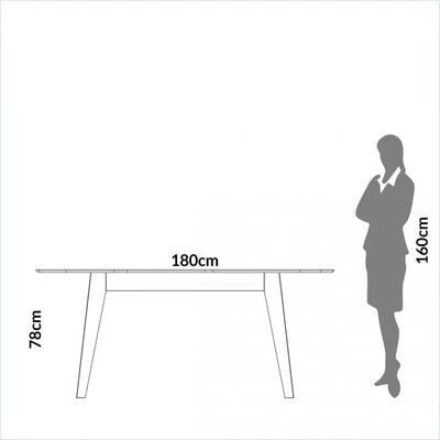 Mesa de Comedor Organica Prisma - 100% MDF