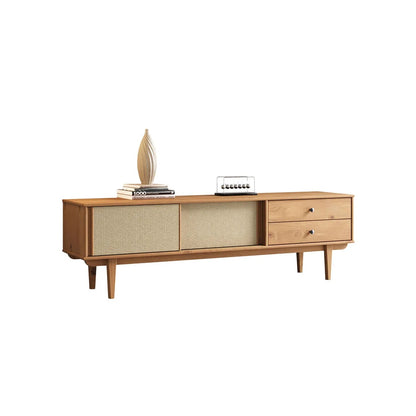 Rack TV 175CM con Ratan Serena - Madera Maciza
