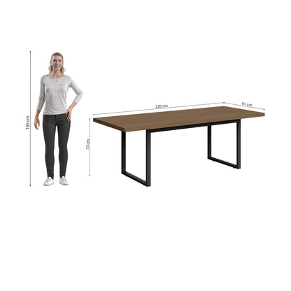 Mesa de Reunion 220CM - Oficina Premium