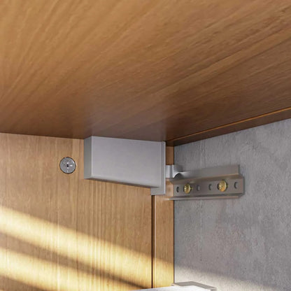 Rack Suspendido TV 175CM Ripado Riven - Madera Maciza