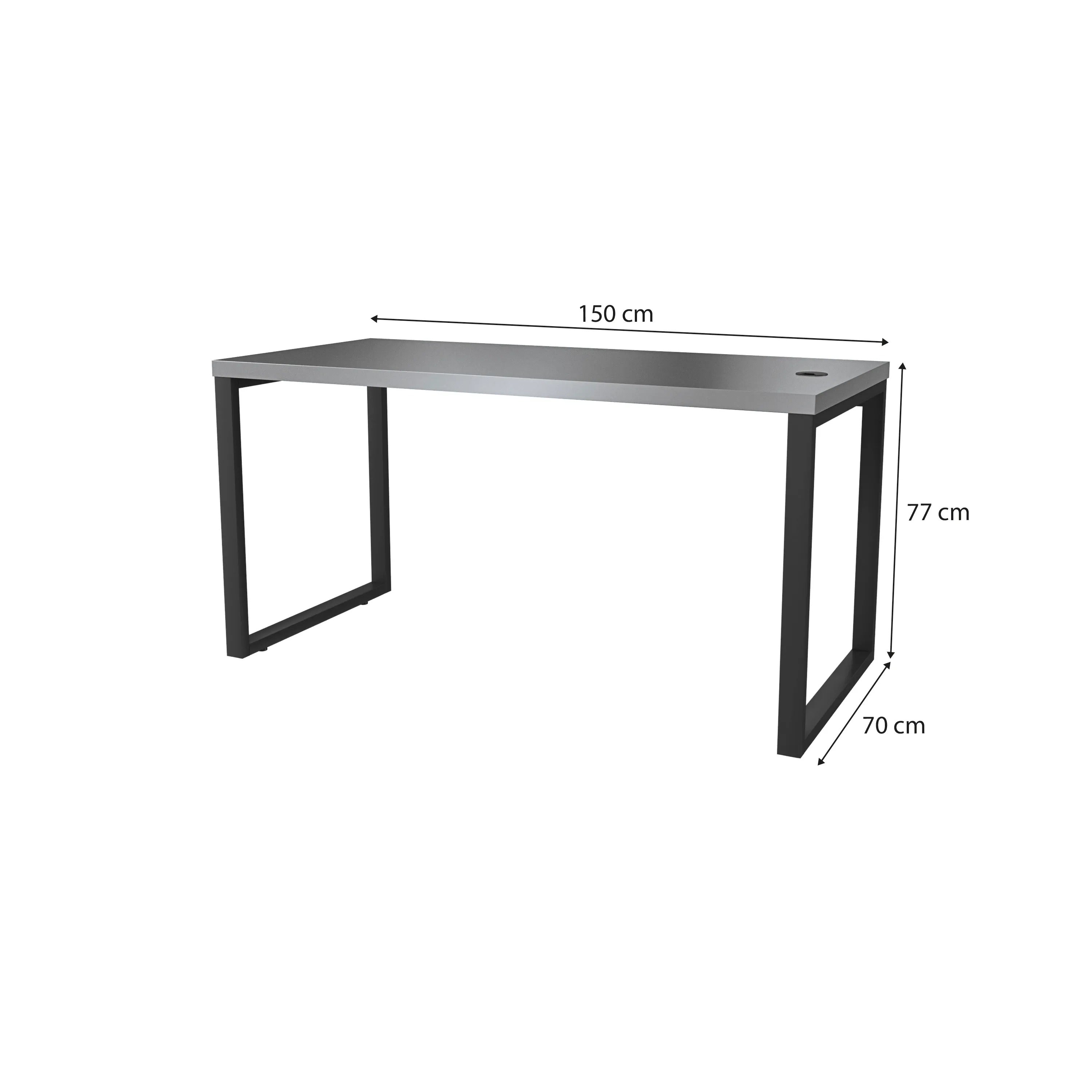 MESA ESCRITORIO INDUSTRIAL PREMIUM DIRECTOR 150CM