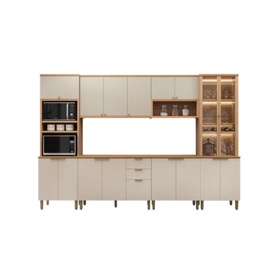 Cocina Modulada Selene KIT - 330CM - 100% MDF con Led
