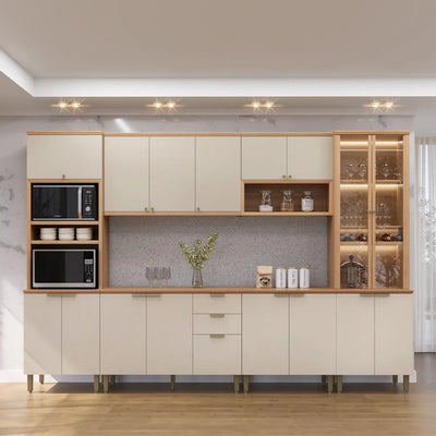 Cocina Modulada Selene KIT - 330CM - 100% MDF con Led