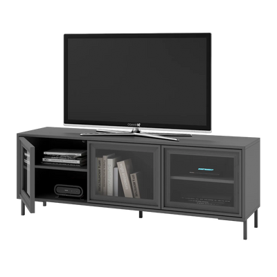 Rack 136cm Puertas de Vidrio - Linea Refresh