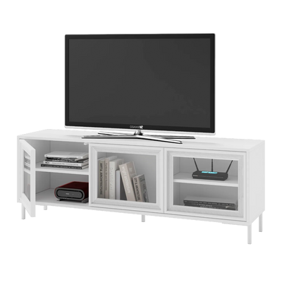 Rack 136cm Puertas de Vidrio - Linea Refresh
