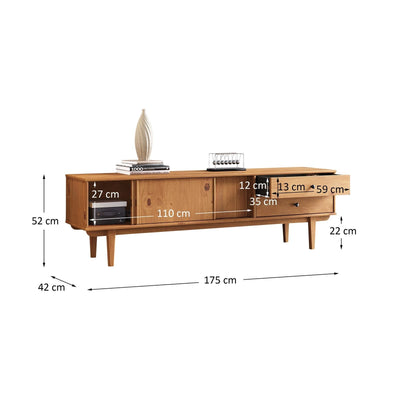 Rack TV 175CM Serena - Madera Maciza
