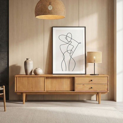 Rack TV 175CM Serena - Madera Maciza