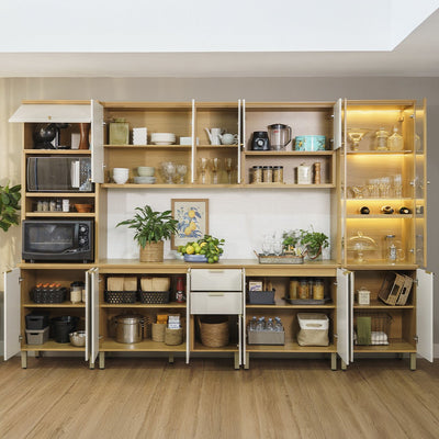 Cocina Modulada Selene KIT 6 Modulos - 330CM - 100% MDF con Led