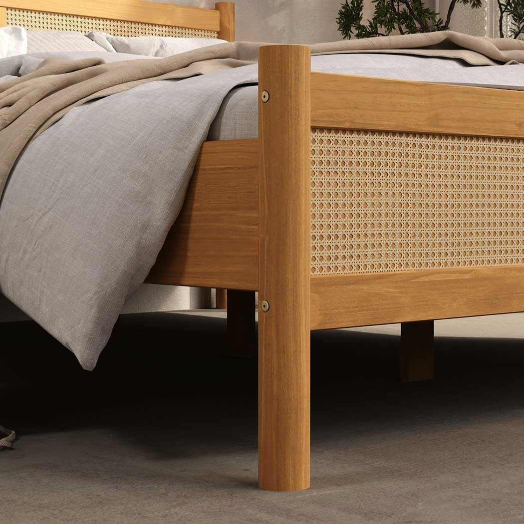Cama Matrimonial Semira - Madera Maciza