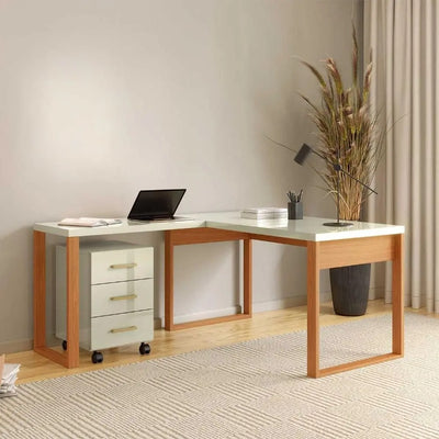 Escritorio en L Industrial 100% Mdf - Linea Factory