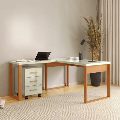 Escritorio en L Industrial 100% Mdf - Linea Factory