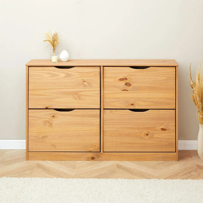 Zapatera Vertical 24 Pares Bali - Madera Maciza