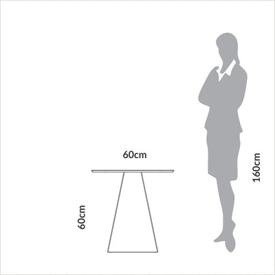 Mesa Lateral Agustina 60cm 100% MDF