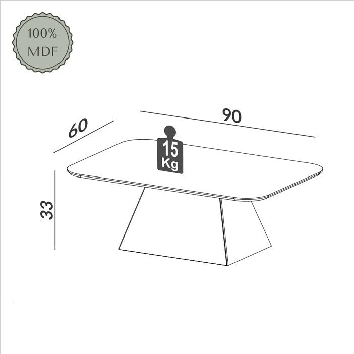 Mesa Ratona Agustina 90cm 100% MDF