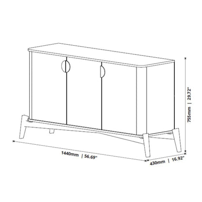 Aparador - Linea Buriti 100% MDF