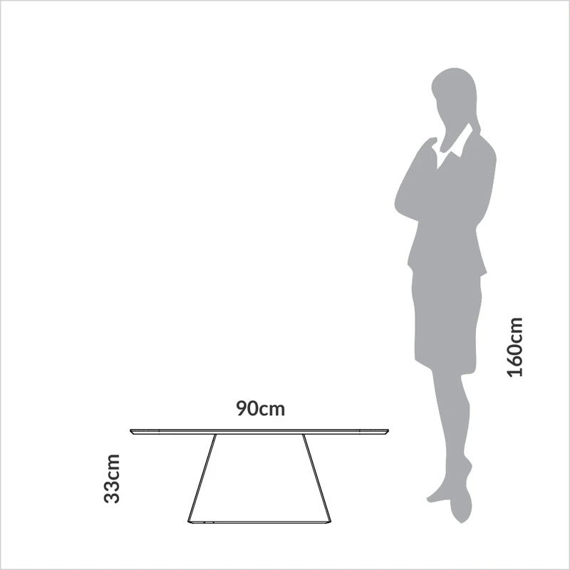 Mesa Ratona Agustina 90cm 100% MDF