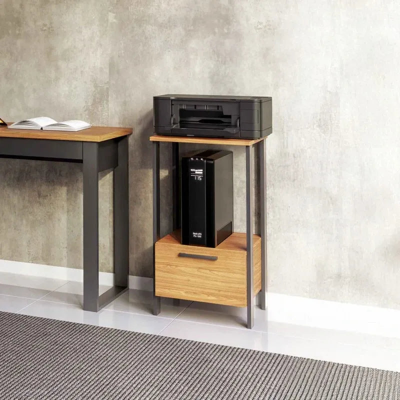 Mesa Estante Auxiliar para Escritorio - Linea Factory 100% MDF