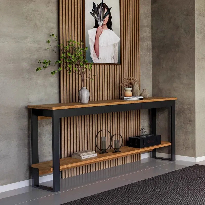 Aparador Industrial 180CM con Cajon - Linea Factory 100% MDF