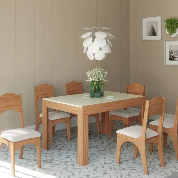 Mesa de Comedor Extensible 136CM - Linea Sofia 100% MDF