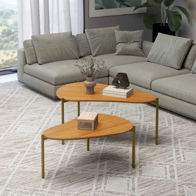 Conjunto Mesas Organicas Florencia Alta y Baja