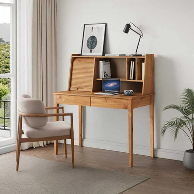 Escritorio Alice 110CM 2 Cajones - Madera Maciza