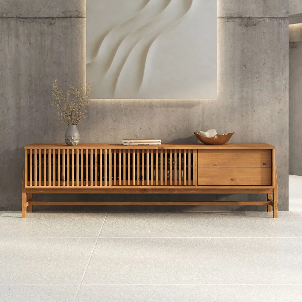 Rack TV 180cm Ader - Madera Maciza