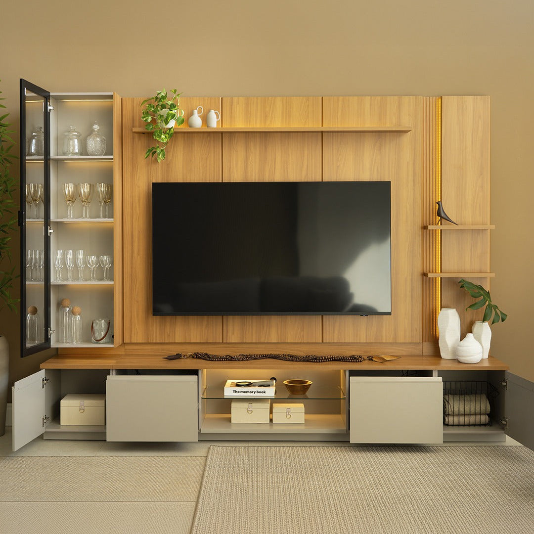 Conjunto Modular - Magnum 290CM - Cristalero con Led