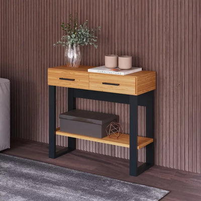 Aparador 2 Cajones 90CM - Linea Factory 100% MDF