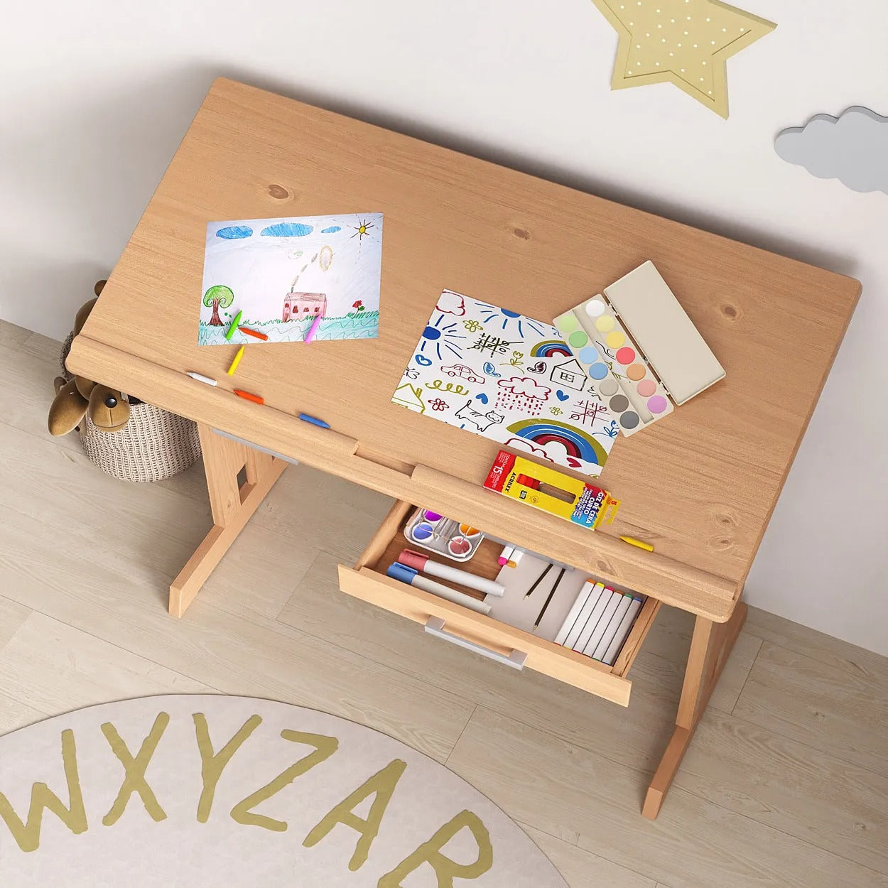 Escritorio 110cm Oli - Madera Maciza