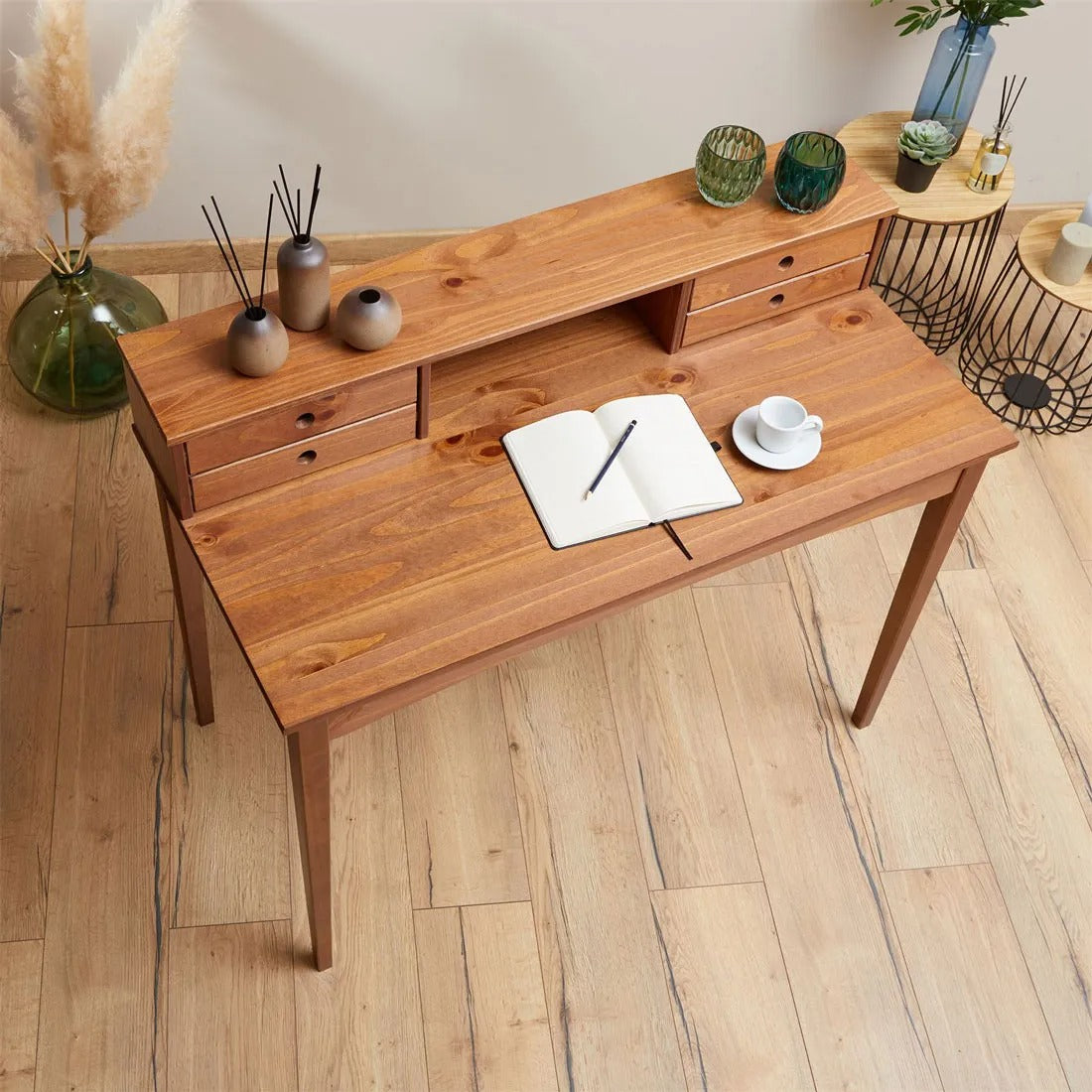 Escritorio 110cm Milan - Madera Maciza