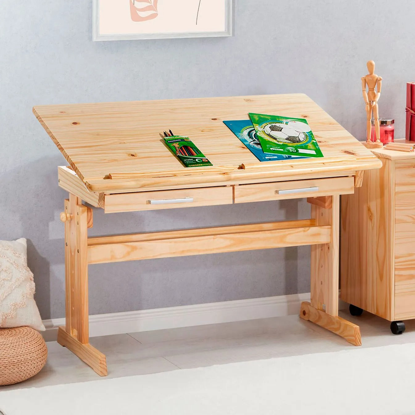 Escritorio 110cm Oli - Madera Maciza