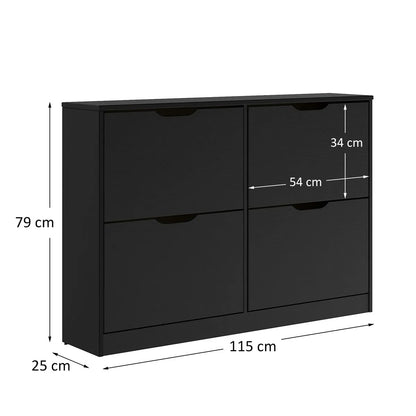 Zapatera Vertical 24 Pares Bali - Madera Maciza