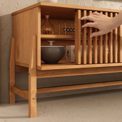 Rack TV 145cm Ader - Madera Maciza