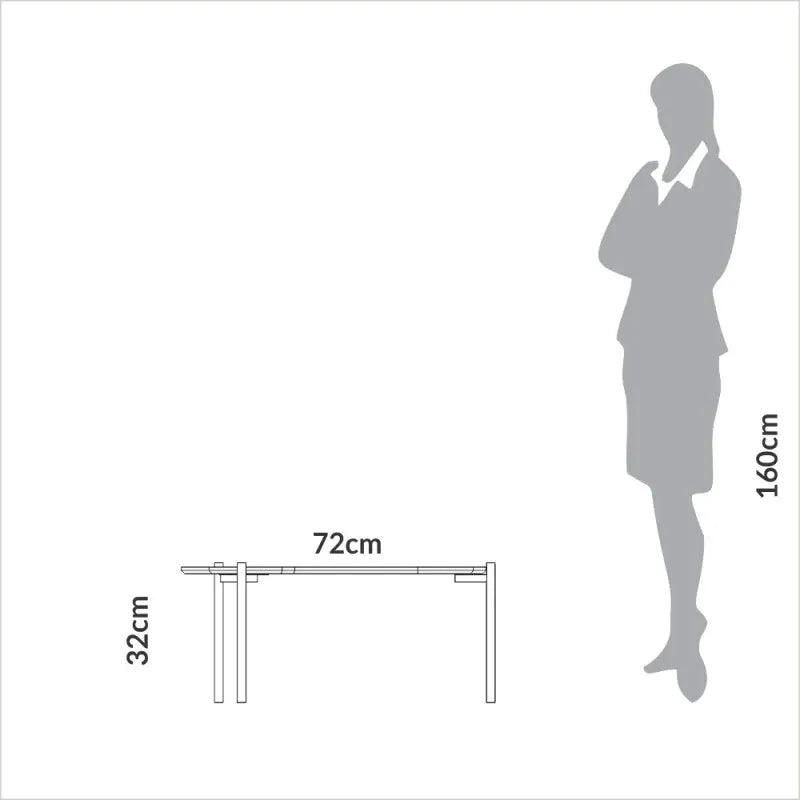 Mesa Ratona Organica Florencia 70CM Baja