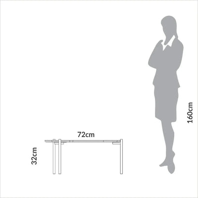 Mesa Ratona Organica Florencia 70CM Baja