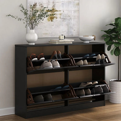 Zapatera Vertical 24 Pares Bali - Madera Maciza