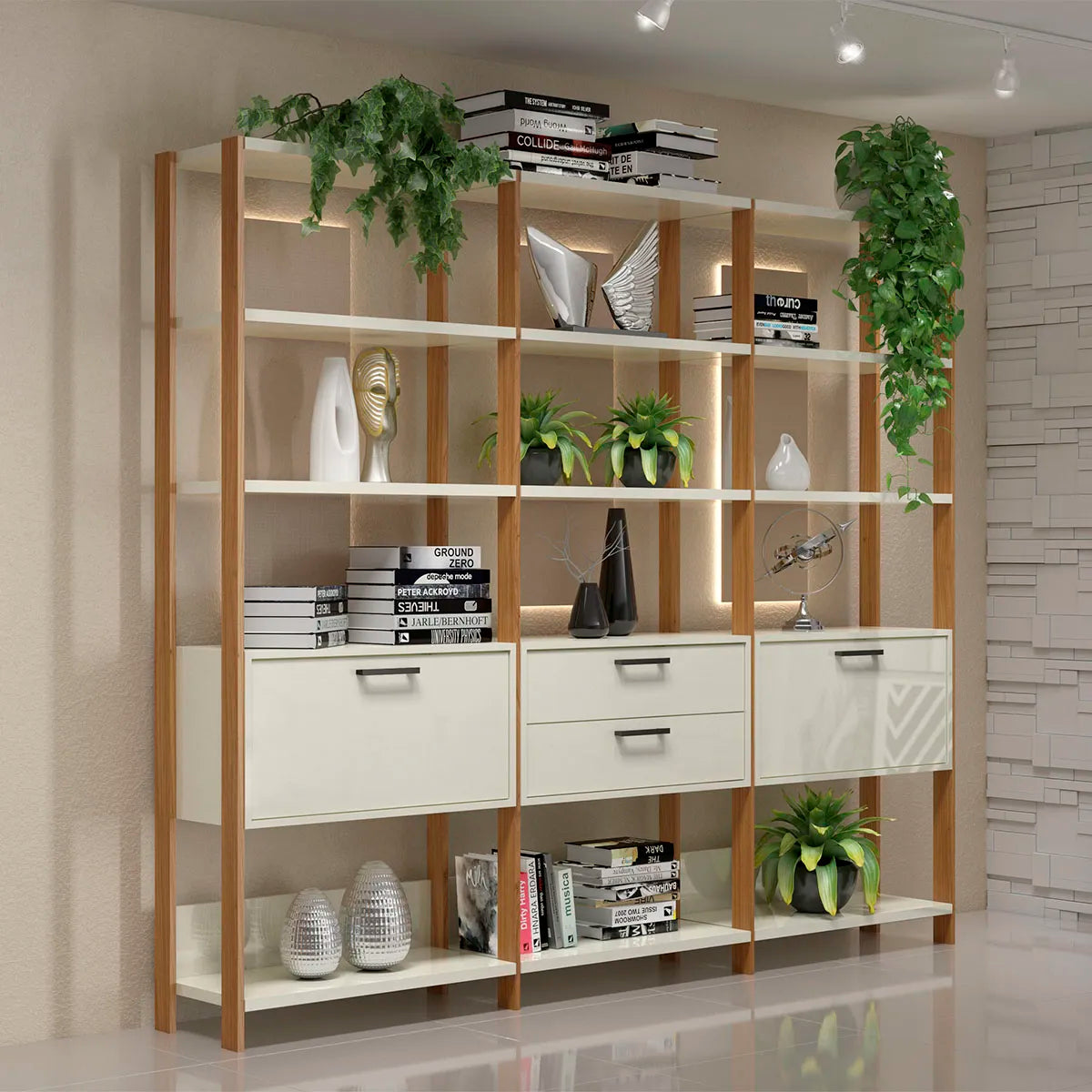 Estanteria Mela - Estilo Industrial 100% Mdf