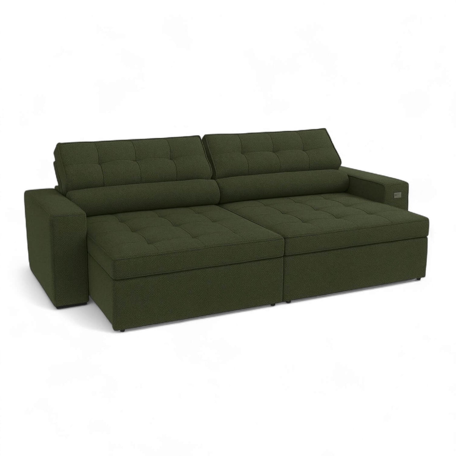 SOFA LANUS ARENA 2.70CM RETRACTIL RECLINABLE