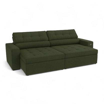 SOFA LANUS ARENA 2.70CM RETRACTIL RECLINABLE